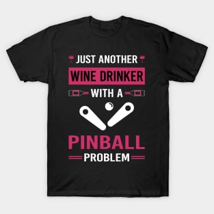 Wine Drinker Pinball T-Shirt